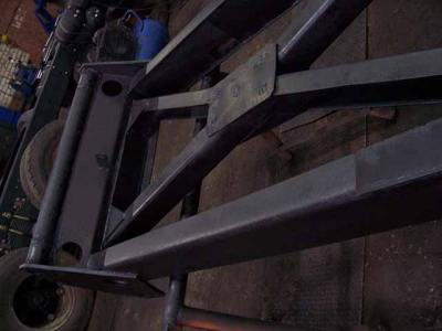  Надрамник для карьерного самосвала КАМАЗ-55111 
