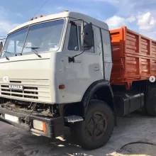   Подготовили автомобиль из Оренбурга к уборочной. Отремонтирована кабина, новая самосвальная установка.  
